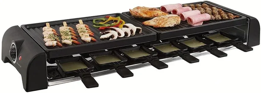 Livoo DOC185, appareil à raclette 12 personnes 1800 W