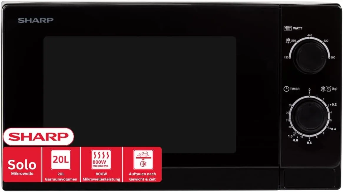 Sharp R-200BKW micro-ondes 20 L